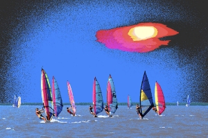 Surfgedränge